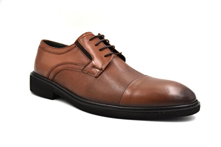 Prego (Stilloni) Hakiki Deri Eva Hafif Taban Erkek Klasik Ayakkabı TABA