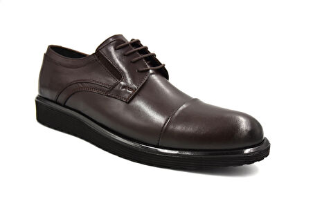 Prego (Stilloni) Hakiki Deri Eva Hafif Taban Erkek Günlük Ayakkabı KAHVE