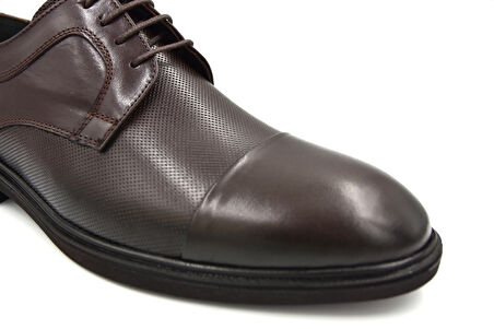 Prego (Stilloni) Hakiki Deri Eva Hafif Taban Erkek Klasik Ayakkabı KAHVE