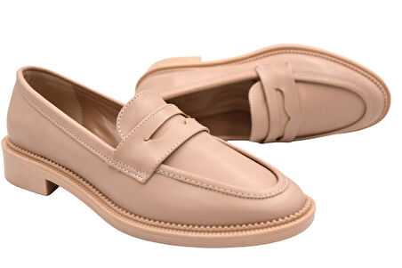 Park Moda Termo Kaymaz Taban Loafer Günlük Kadın Ayakkabı NUT