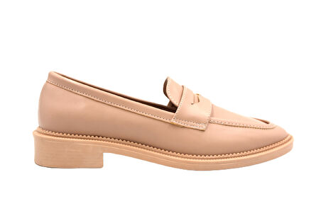 Park Moda Termo Kaymaz Taban Loafer Günlük Kadın Ayakkabı NUT