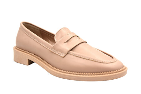 Park Moda Termo Kaymaz Taban Loafer Günlük Kadın Ayakkabı NUT