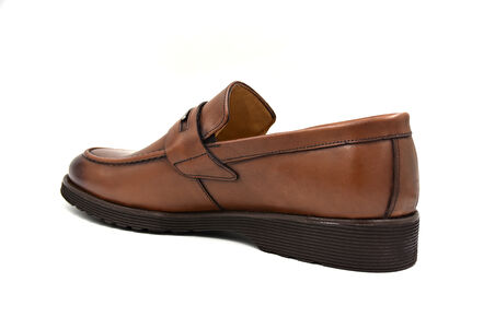 Fosco (2893) İçi Dışı Hakik Deri Eva Hafif Taban Erkek Ayakkabı TABA