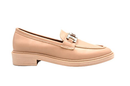 Park Moda Toka Detaylı Loafer Günlük Kadın Ayakkabı NUT
