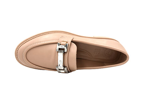 Park Moda Toka Detaylı Loafer Günlük Kadın Ayakkabı NUT