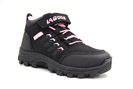 Lago Bt55 Çocuk Kürklü Bot SİYAH PEMBE