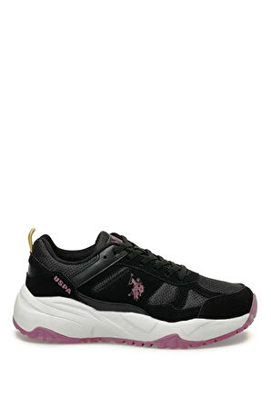 U.S. Polo Assn. SATORI WMN 3PR Bağcıklı Phlon/Termo Taban Kadın Sneaker SİYAH