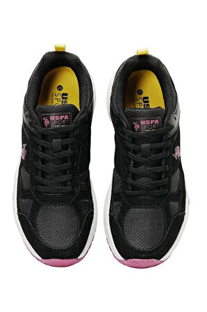 U.S. Polo Assn. SATORI WMN 3PR Bağcıklı Phlon/Termo Taban Kadın Sneaker SİYAH