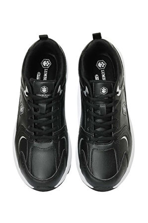 Lumberjack POL PU 4PR Bağcıklı Phlon Taban Erkek Sneaker SİYAH