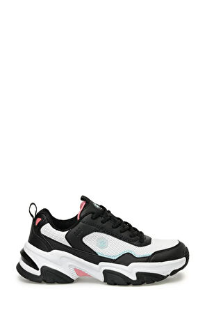 Lumberjack JOANNA WMN 3PR Bağcıklı Phlon/Termo Kaymaz Taban Kadın Sneaker SİYAH BEYAZ