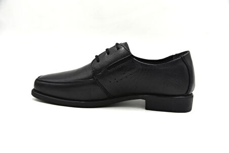 Prego İçi Dışı Hakiki Deri Termo Kaymaz Taban Erkek Klasik Ayakkabı SİYAH