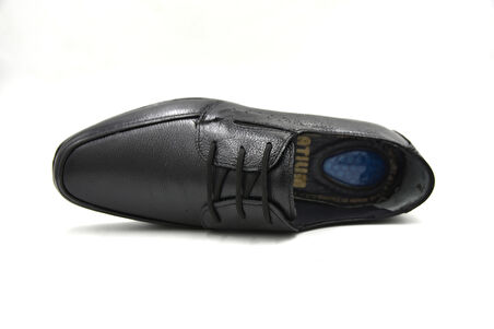 Prego İçi Dışı Hakiki Deri Termo Kaymaz Taban Erkek Klasik Ayakkabı SİYAH