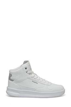 Kinetix ARBER PU HI 4FX Phlon Hafif Taban Bağcıklı Blekli  Erkek High Sneaker BEYAZ