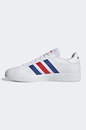 Adidas Grand Court Base 2.0 Spor Ayakkabı (GW9251) Beyaz Saks Mavi