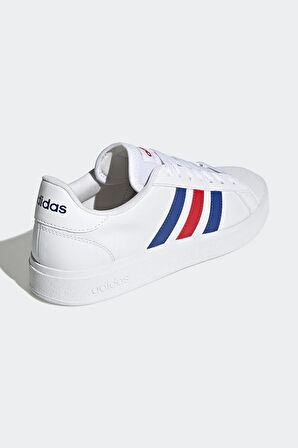 Adidas Grand Court Base 2.0 Spor Ayakkabı (GW9251) Beyaz Saks Mavi