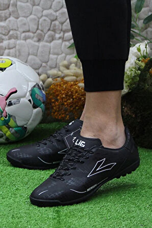 Lig Mergen Prm Orjinal Ürün Çim Saha Halı Saha Futbol Ayakkabı SİYAH
