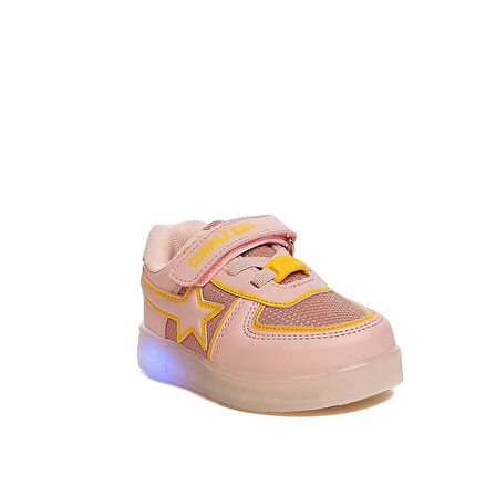 Prego (Conpax)  102-01 Anora Termo Kaymaz Taban Ortapedik Cırtlı Çocuk Spor Ayakkabı PEMBE