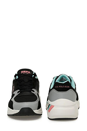 U.S. Polo Assn.Husky Wmn 4 Fx Kadın Spor Ayakkabı SİYAH GRİ