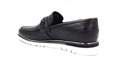 Marcomen 152-19437 İçi Dışı Hakiki Deri Eva Hafif Taban Erkek Günlük Ayakkabı SİYAH