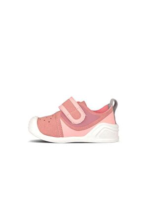 Uki 950.E24Y.166 Cırtlı Ortapedik Firs Step Shoes Bebe Ayakkabı PUDRA