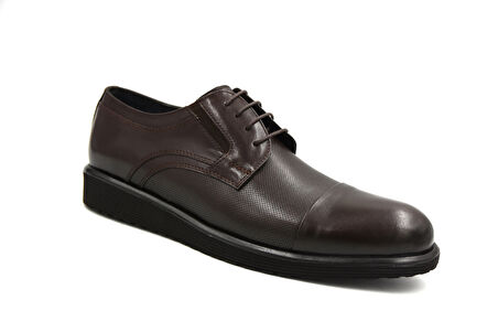 Prego (Stilloni) Hakiki Deri Eva Hafif Taban Erkek Günlük Ayakkabı KAHVE