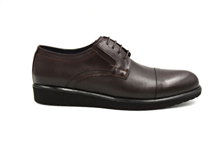 Prego (Stilloni) Hakiki Deri Eva Hafif Taban Erkek Günlük Ayakkabı KAHVE