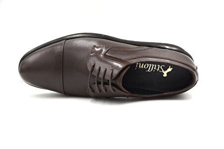 Prego (Stilloni) Hakiki Deri Eva Hafif Taban Erkek Günlük Ayakkabı KAHVE