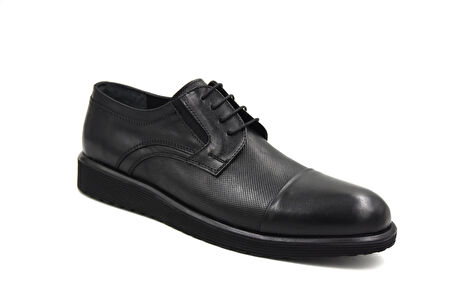 Prego (Stilloni) Hakiki Deri Eva Hafif Taban Erkek Günlük Ayakkabı SİYAH