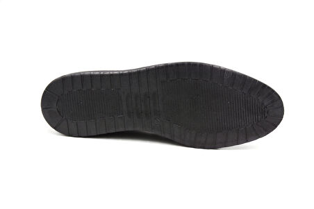 Prego (Stilloni) Hakiki Deri Eva Hafif Taban Erkek Günlük Ayakkabı SİYAH