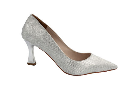 Prego (Park Moda) Kadın Stiletto Ayakkabı GUMÜŞ