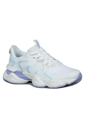 Jump 29907 Phlon Hafif Taban Bağcıklı Kadın Spor Ayakkabı BEYAZ