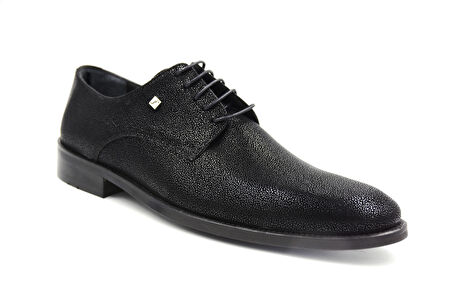 Fosco 8003 Mr İçi Dışı Hakiki Deri Erkek Klasik Neolit Ayakkabı SİYAH