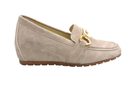 Prego Termo Kaymaz Taban Toka Detaylı İçten Dolgu Topuk Günlük Kadın Ayakkabı BEJ