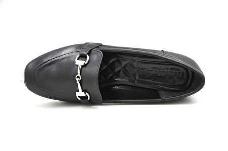 Prego (Park Moda) Poli Hafif Taban Toka Detaylı Dolgu Günlük Kadın Ayakkabı SİYAH