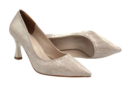 Prego (Park Moda) Kadın Stiletto Ayakkabı ALTIN