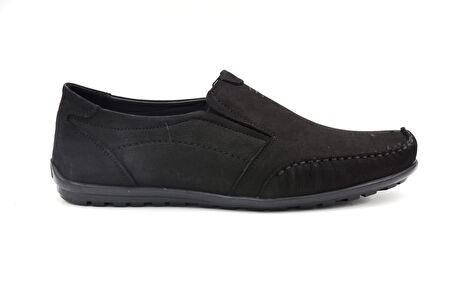 Prego (Modesa) İçi Dışı Hakiki Deri Termo Kaymaz Taban Günlük Erkek Ayakkabı SİYAH