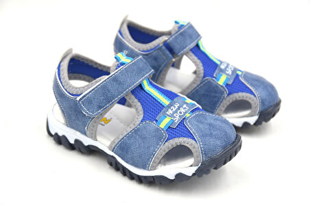 Prego (Arzen Sandalet) Termo Kaymaz Taban Cırtlı Çocuk Sandalet KOT