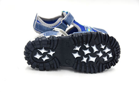 Prego (Arzen Sandalet) Termo Kaymaz Taban Cırtlı Çocuk Sandalet KOT