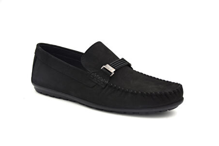 Prego (Modesa) İçi Dışı Hakiki Deri Termo Kaymaz Taban Günlük Erkek Ayakkabı SİYAH