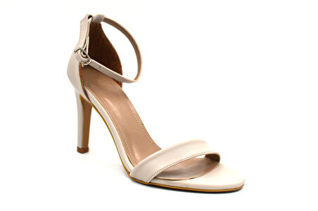 Prego (Pine Cone) Topuklu Tekbant Kadın Ayakkabı TEN