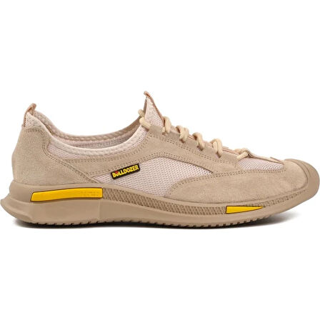 Bulldozer 231470 Termo Kaymaz Taban Erkek Hakiki Deri Spor Ayakkabı BEJ