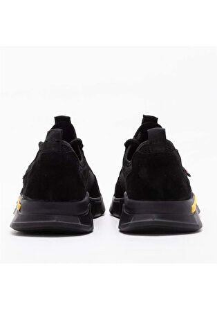 Bulldozer 231470 Termo Kaymaz Taban Erkek Hakiki Deri Spor Ayakkabı SİYAH