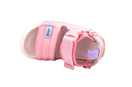 Vicco (321.F24Y.213-05) Rave Phlon Hafif Taban Cırtlı Çocuk Sandalet PEMBE