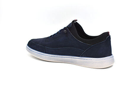 Beyaz (Birkan) Hakiki Deri Poli Hafif Taban Dikişli Günlük Erkek Ayakkabı LACİ