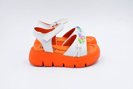 Prego (Mini Angel) Poli Hafif Cırtlı Çocuk Sandalet BEYAZ