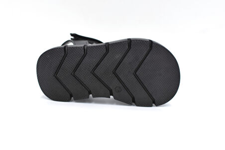 Prego (Mini Angel) Poli Hafif Cırtlı Çocuk Sandalet SİYAH