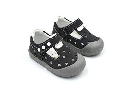 Prego (Arzen) Ortapedik Termo Kaymaz Taban Cırtlı Çocuk İlk Adım Ayakkabı FÜME