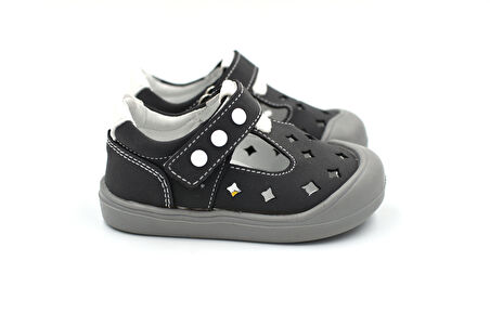 Prego (Arzen) Ortapedik Termo Kaymaz Taban Cırtlı Çocuk İlk Adım Ayakkabı FÜME