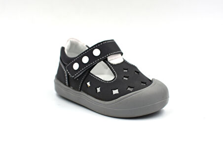 Prego (Arzen) Ortapedik Termo Kaymaz Taban Cırtlı Çocuk İlk Adım Ayakkabı FÜME