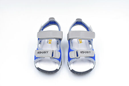 Prego (Arzen) Termo Kaymaz Taban Çift Cırtlı Çocuk Sandalet SAKS MAVİ